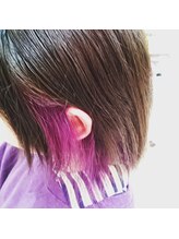 ミニーヘアアート(Minniehaira-to) インナーカラーパープル