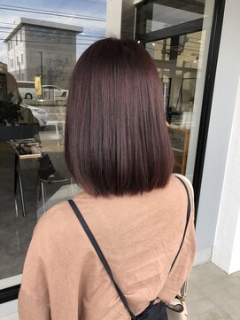 ナンバー(number+) 透明感カラー★ダブルカラーブリーチピンクブラウン