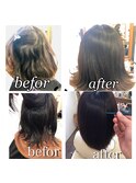 髪質改善ストレート