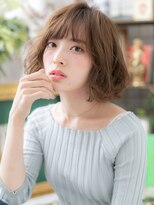カバーヘアアンドスパ ブリス 浦和(COVER HAIR&SPA bliss)&nbsp;外国人風ウェーブ小顔ゆるふわAラインボブc5浦和20代30代40代