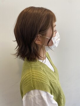 りんごの木 篠ノ井駅前店 イヤリングカラー アッシュベージュカラー アッシュカラー@20代