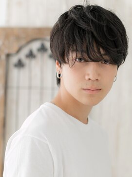 モッズヘア メン 上尾東口店(mod's hair men) ダークアッシュ×抜け感ユニセックスマッシュショートN上尾