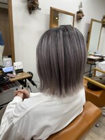 ルチナ 秦野(Lucina)&nbsp;ホワイトシルバー/シャドールーツ/きりっぱなしバブル