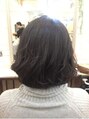 ルート(Route)&nbsp;ばっさりカット!元々のパーマを生かして動きのあるシボブstyle♪
