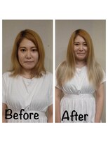 エクステ美容室 セクション 横浜石川町(SECTION)&nbsp;地毛を活かしたグラデーションロング