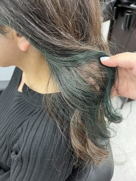 アオアクア バイ グルグル 小岩店(ao akua by GULGUL) 幅広い年代に人気☆グリーンイヤリングカラー