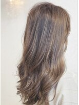 ヘアーアンドメイク ドレス(DRESS)&nbsp;白髪ぼかしハイライト透明感カラー