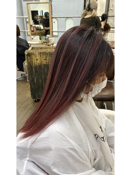 ユートピア(U topia) バレイヤージュ/ハイライト/アースカラー/ルビーピンク