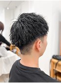 【メンズ★大名】ツーブロック×束間ショート×アップバング