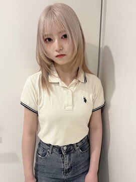 ペレ 梅田(PELE) 前髪/アンブレラカラー/こなれミディ/イメチェン/ウェーブパーマ