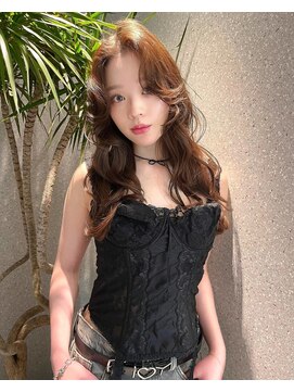 天神美容室 【KASUMI天神美容室】秋色×ブリーチなし×海外ヘア