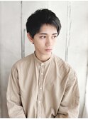 ナチュラルアップバングショート
