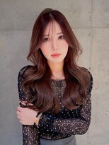 ロンドメリア 天神大名店(Lond Melia) ★小顔に見せるヘアワンレンレイヤー黒髪カタログネビージュ艶髪