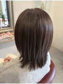 ミディアム/オーガニックカラー/レイヤー/30代/40代/50代