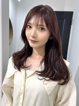 ビビバイベル(BiVi by BHEL) 三重桑名韓国レイヤーカット顔まわりレイヤーボブヘアグレージュ