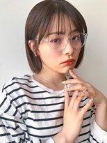 ラフ フロム ガーデン(Laf from GARDEN) ボブ/前髪カット/縮毛矯正/イルミナカラー/韓国風