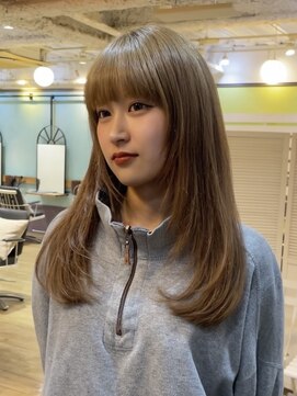 キートスバイガーランド (Kiitos by Garland) ミルクティーベージュロングヘアレイヤーカット吉祥寺