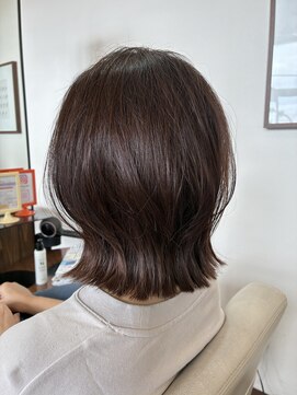 カルムヘアデザイン(Calme hair design) ミディアムレイヤーボブ