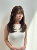 水素ケアカラー×レイヤースタイル