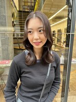 ミリ(mm)&nbsp;レイヤーカット オリーブベージュ カラー 韓国 髪質改善 仙台