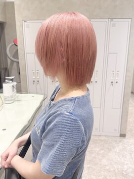 ルシティ(Le City) pink moca 【ダブルカラー/ブリーチ/髪質改善/エクステ】