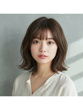 コトナ 越谷店 30代40代小顔ヘア簡単スタイリングくせ毛カバー丸みショートボブ