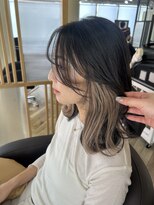 アリスバイアフロート 自由が丘(ALICe by AFLOAT)&nbsp;インナーカラー/エクステ/ミルクティー