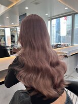 ラピス 渋谷本店(Lapis)&nbsp;ココアピンクブラウン/ブリーチカラー/髪質改善/韓国風