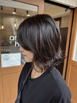 アムレヘアーエタ(amule hair eta)&nbsp;【amule hair eta】コテ巻き風ミディアムパーマ/20代/30代