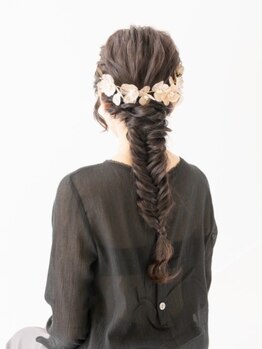 ムクプラス(mucu plus)の写真/【早朝予約OK】イベントやパーティーを素敵な一日に！いつもとは違う私に出会える特別なヘアセット☆