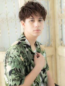 モッズ ヘア 福岡姪浜店(mod's hair) mod's姪浜/ツーブロックパーマ束感刈り上げフェザーショートh