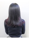 レイヤーカット#レッド#ブリーチ#裾カラー#浜松#浜北#磐田