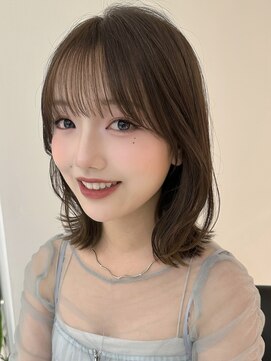 リリット(ReLit) ボブレイヤーカットグレージュベージュショート錦糸町髪質改善