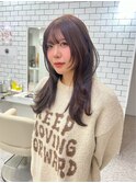 ハイレイヤーウルフ20代30代40代ハッシュカット柔らかラベンダー