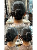 ＃ヘアセット＃結婚式＃ヘアメイク＃二次会＃ライブ＃推し活