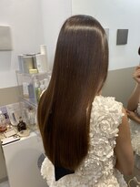シュヴーブリヤン(cheveux brillants)&nbsp;「再現性100%の艶髪」オリーブブラウン×美髪ストレートロング