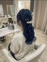 ヘアセットサロンコト(Hair Set Salon KOTO) ハーフアップヘアアレンジ