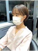 アッシュベージュコンパクトショート