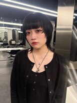 スノウ(SKNOW)&nbsp;黒髪マッシュウルフ×モードショート