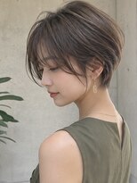 ウィールール 手稲店(WE RULE) 20代・30代 小顔バングくびれショート×艶感トリートメント