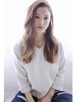 ヘッツ 仙台駅前店(HETTU)&nbsp;ブランジュ_センターパートくせ毛風カール