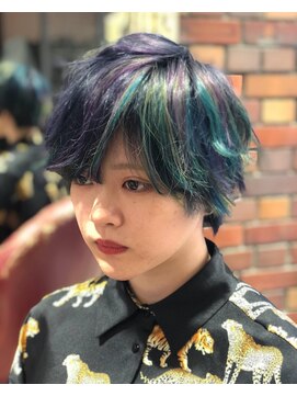 ソレイジュ(soleige) soleige #oilspillhair #oilspill #オイルスピル #油虹