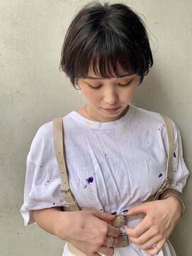 サンクス 品川港南(THK.) 【THK.品川】ミニマムマッシュショート　×　暗髪