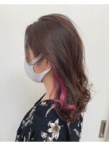 シェリ ヘアデザイン(CHERIE hair design) イヤリングカラーピンク☆