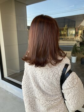 ナンバー(number+) 20代30代40代髪質改善カラーアッシュベージュ艶感ロブヘアー