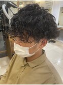 横浜★元々癖っ毛だった！！無造作ミディアムツイスパ