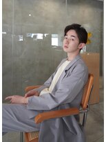 ヘアーラウンジ エゴ(Hair Lounge EGO) 韓国風マッシュショートで爽やかに　かきあげショート