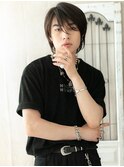 ≪mod's men≫前髪長めが◎無造作セクシーミディアムウルフヘアA