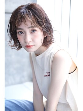 ルーブル(Louvre) ～Louvre～前髪パーマ&ミニボブ