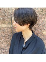 ニューヨークニューヨーク テラッソ姫路店(NYNY) 大人可愛いひし形ハンサムショートボブ前下がり
